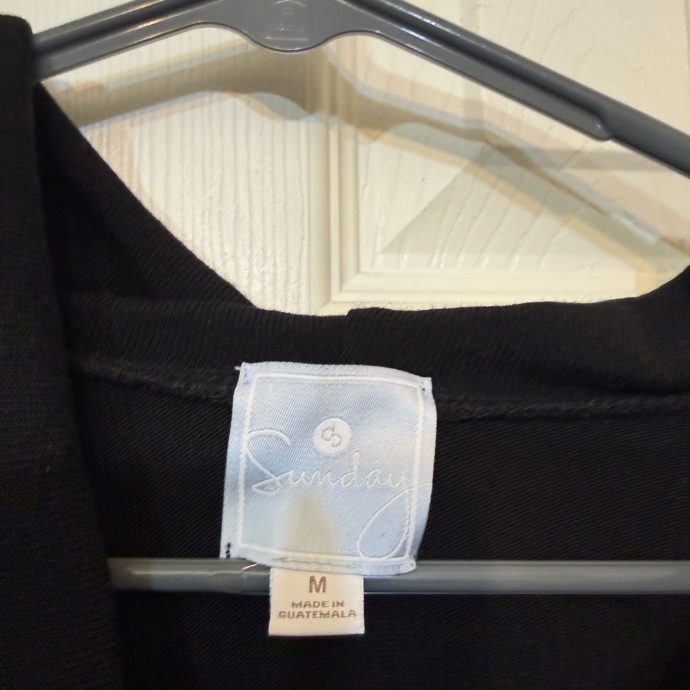 Sunday‎ Black Cowl Neck Flowy Top - Picture 3 of 9